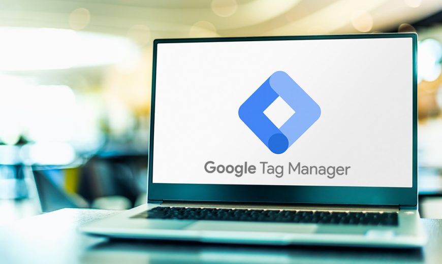 Google Tag Manager logo open in a screen