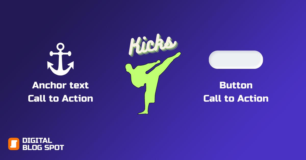 Anchor text is much better than button call to action